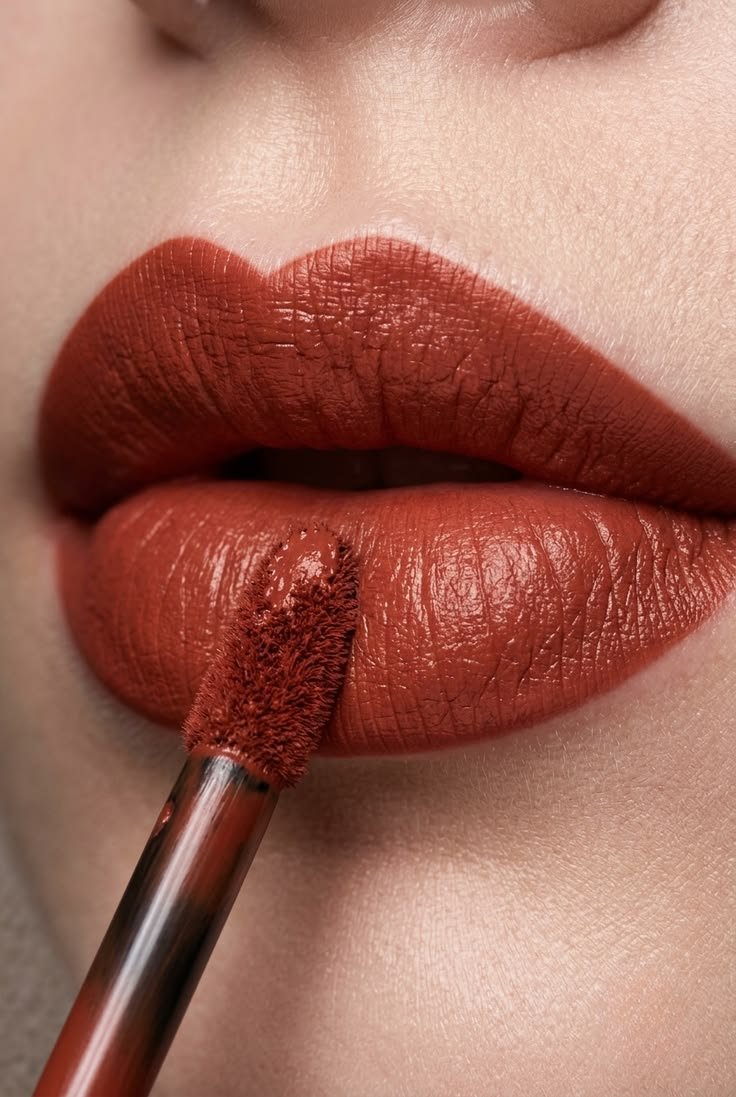 Maybelline Super Stay Matte Ink Amazonian terracotta shade swatch