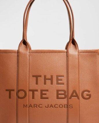 Marc Jacobs large grain leather tote bag