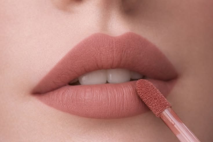 NYX Soft Matte Lip Cream in Stockholm beige-nude shade swatch