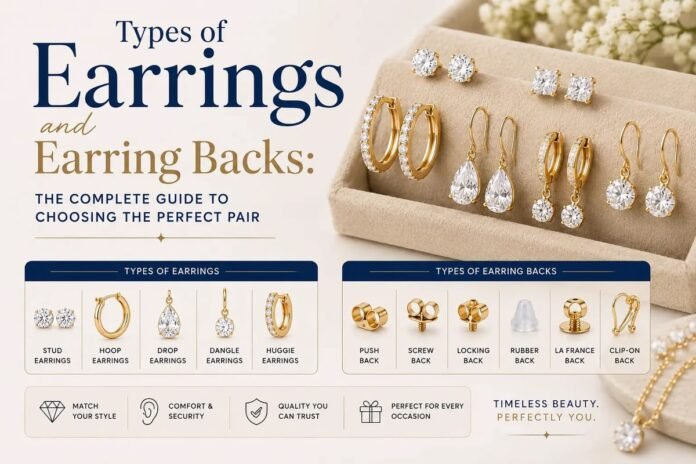 Types of Earrings & Earring Backs