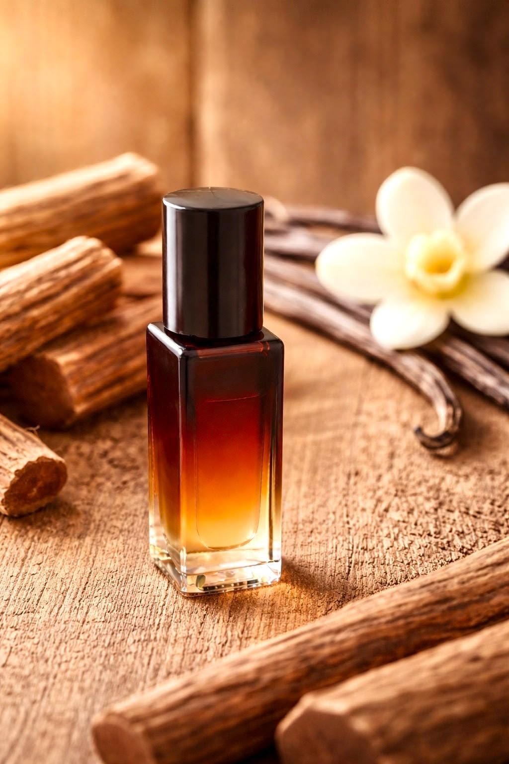 Citrus and woody cedar perfume layering combination